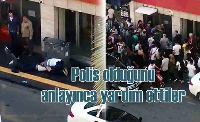 Polis sabıkalıyı yakaladı, vatandaş şaşkına döndü