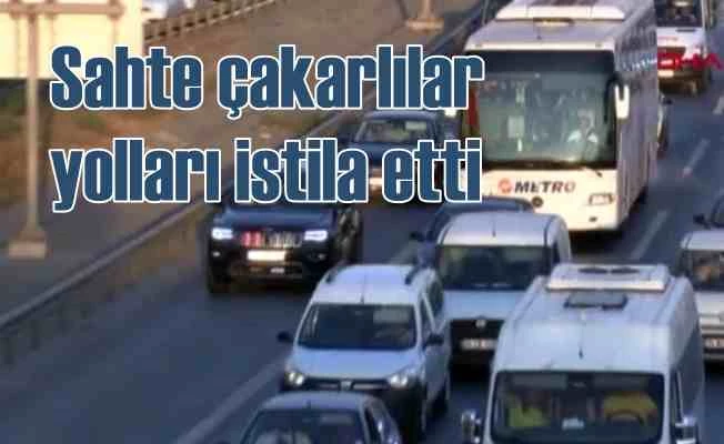 Sahte çakarlı araçlar İstanbul trafiğini istila etti