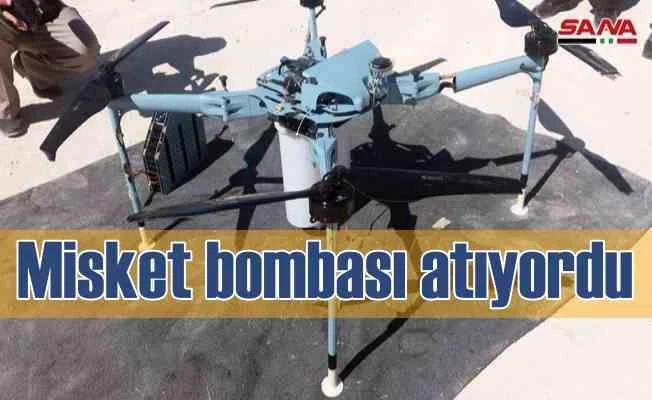 Suriye ordusu, misket bombası atan İHA düşürdü