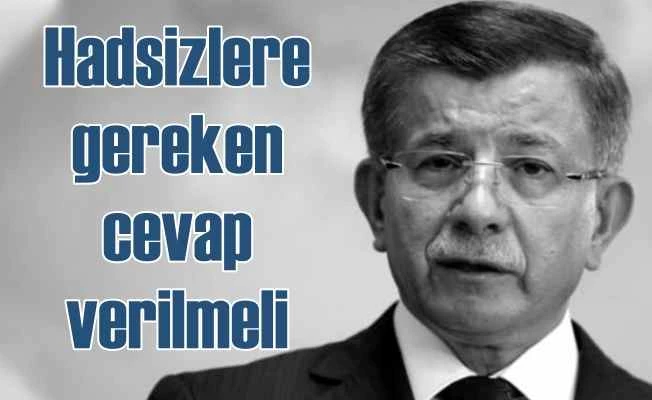 Ahmet Davutoğlu | ABD'den gelen heyete gerekli cevap verilmeli
