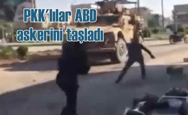 Amerikan askerleri Suriye ve Irak'ta taş yağmuruna tutuldu