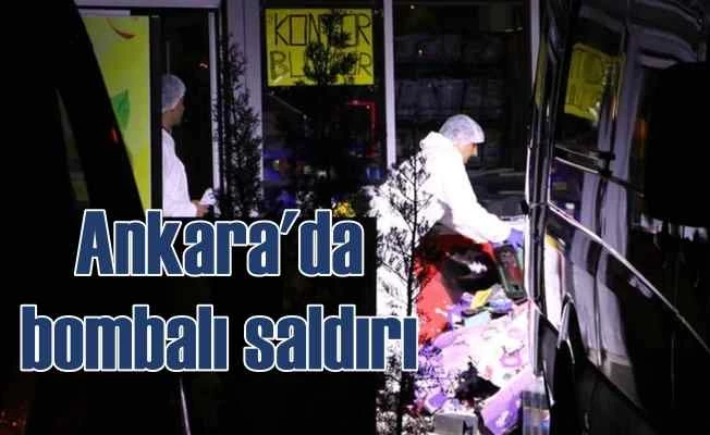 Ankara'da markete bombalı saldırı