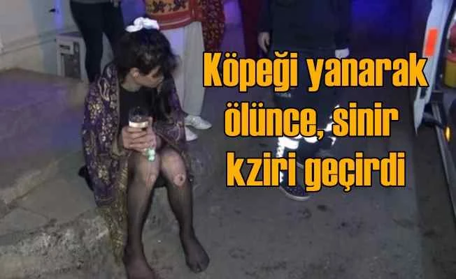 Elektrikler kesildi, mum yaktı, yangın çıktı ve...