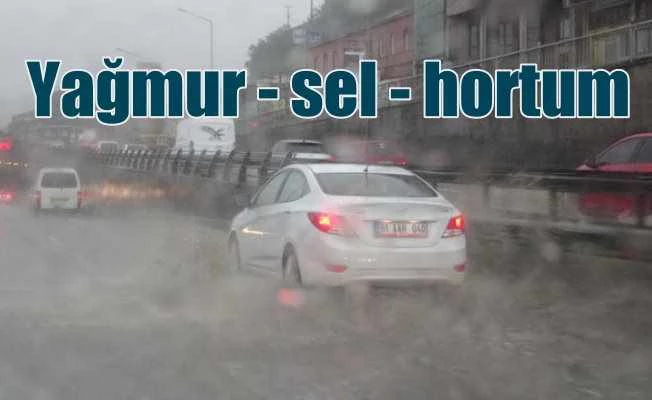 Karadeniz'i yağmur, sel, fırtına ve hortum vurdu