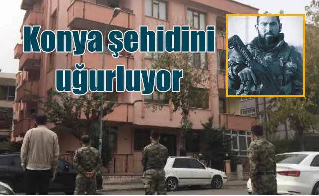 Konyalı Şehit Yunus Mermer'in cenazesi bugün uğurlanıyor