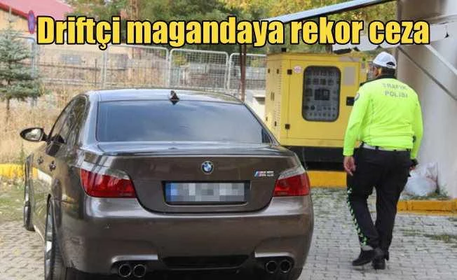 Lüks araçlı magandaya 15 bin TL ceza kesildi