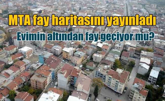 MTA fay haritasını yayınladı | İstanbul diken üstünte