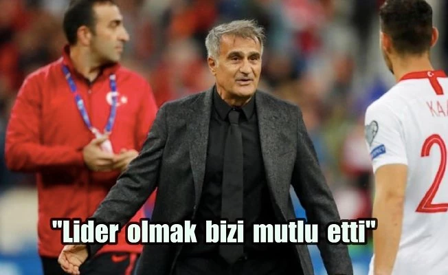 Şenol Güneş "İzlanda'ya karşı kazandığımızda önemli bir iş yapmış olacağız"