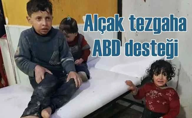 Suriye'de terör örgütünün kimyasal tuzağına Amerikan desteği