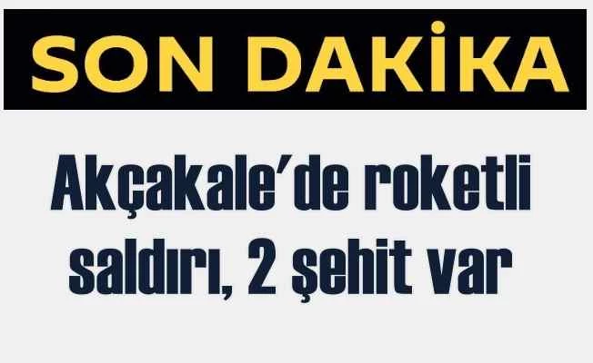 Akçakale'de terörist saldırı, 2 şehidimiz var