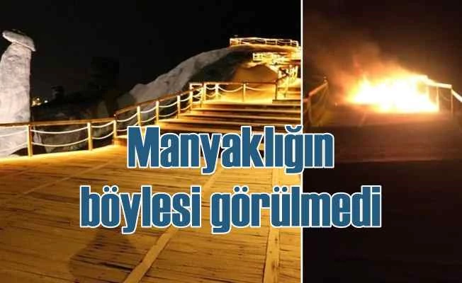 Evlenme teklifi sırasında yakıp kaçtılar
