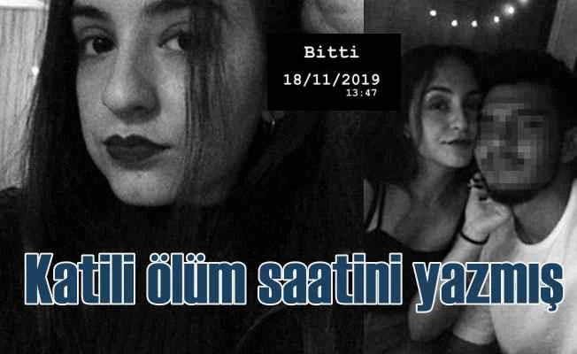 Güleda Cankel cinayeti, katili ölüm saatini yazmış