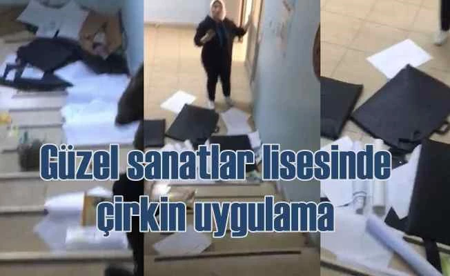 Güzel Sanatlar Lisesi'nde çirkin uygulama 