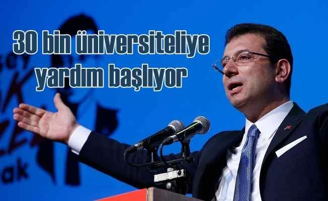 İstanbul'da üniversitelilere eğitim yardımı başlıyor