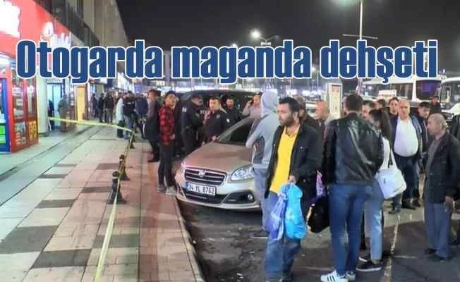 Otogarda silahlı maganda dehşet saçtı, 3 yaralı var