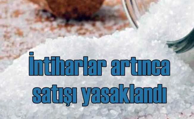 Siyanür'ün vatandaşlara satışı yasaklandı