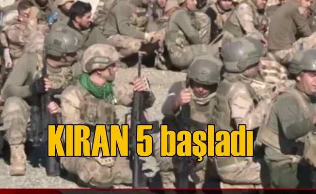 Teröristlere yönelik KIRAN-5 harekatı başladı