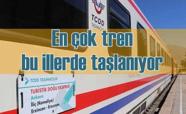 Yolcu trenleri en çok bu illerde taşlanıyor