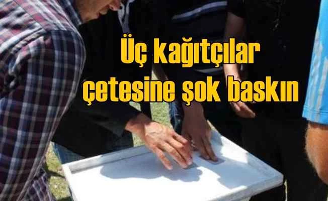 Ankara'da üçkağıtçılar çetesine şok baskın, 9 tutuklama