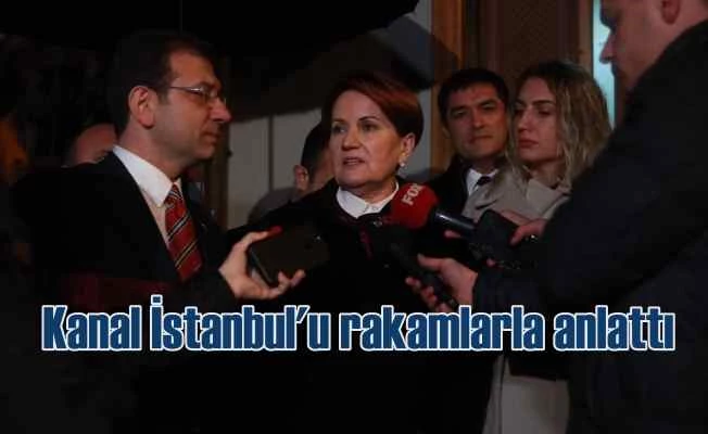 Ekrem İmamoğlu, Akşener'e Kanal İstanbul'u anlattı