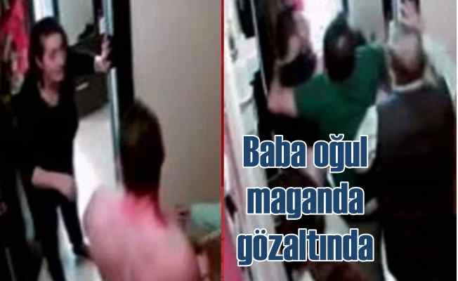 Komşularının evini basan baba oğul gözaltında
