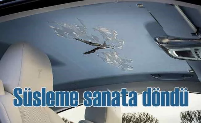 Rolls-Royce Falcon Wraith üstünde süsleme sanata döndü