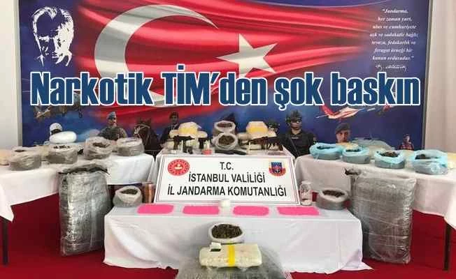 Torbacılara dağıtılan uyuşturucuya baskın 