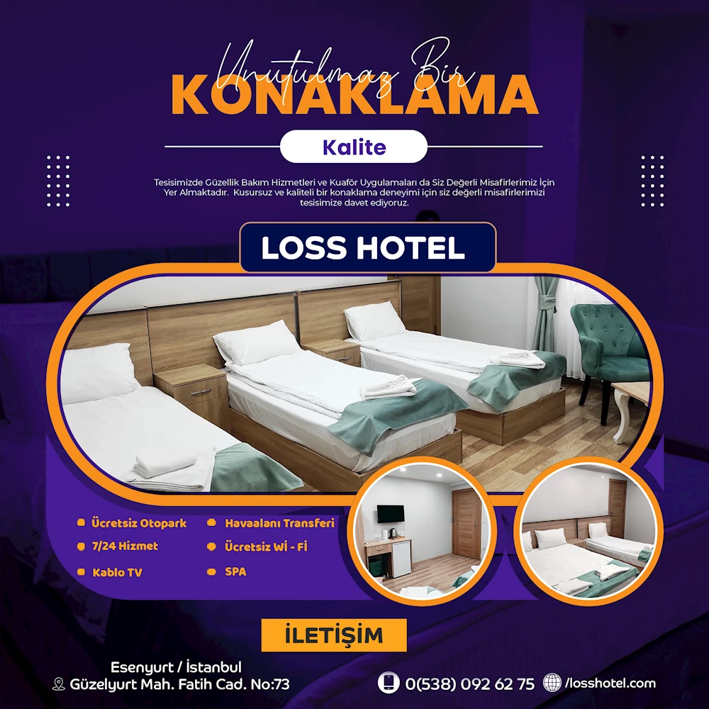 Avantajlı Tatil Fırsatı Butik Loss Hotel
