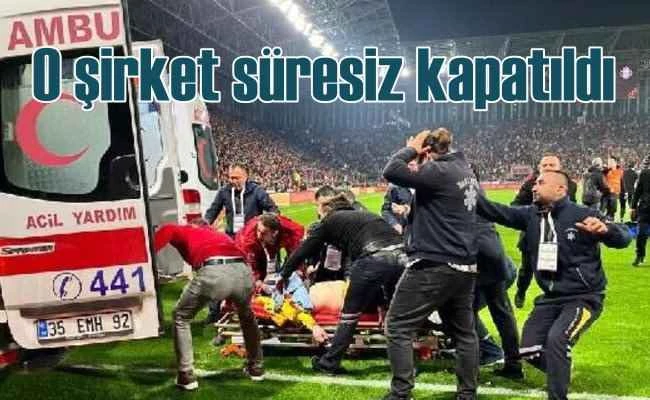 Göztepe - Altay maçı | Yanıcı madde taşıyan şirket kapatıldı