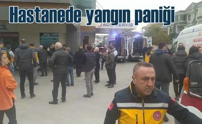 Hastanede yangın çıktı, hastalar tahliye edildi