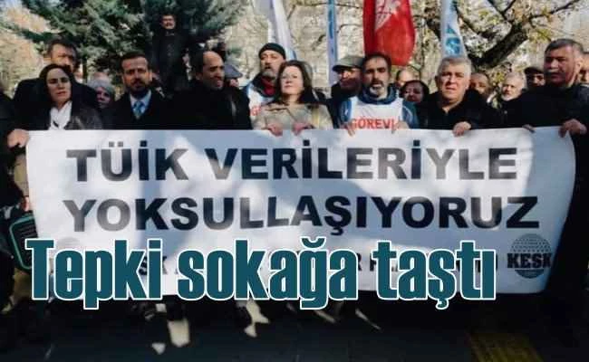 KESK enflasyon verilerini protesto etti