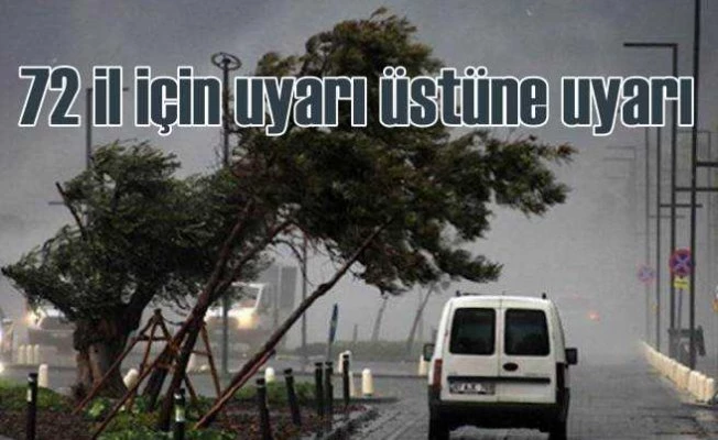 AFAD, Meteoroloji ve AKOM'dan uyarı üstüne uyarı geliyor