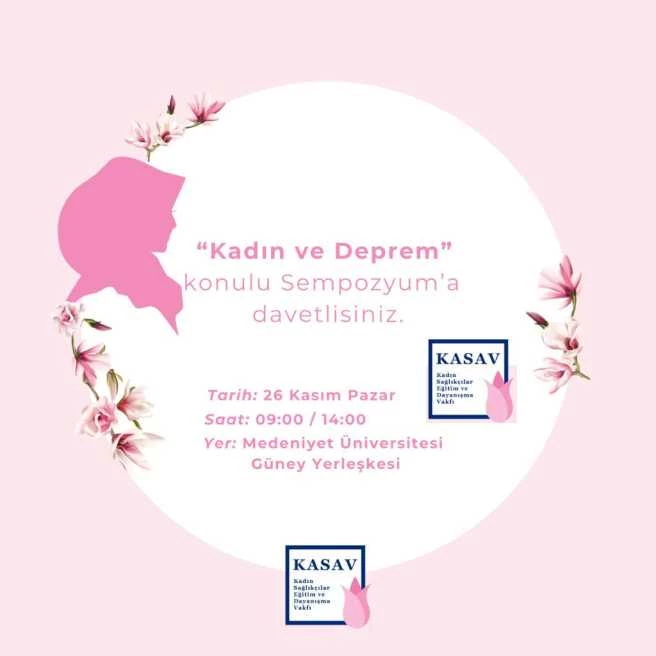 Kadın Sağlıkçılar, Deprem ve Kadın sempozyumunda buluşuyor