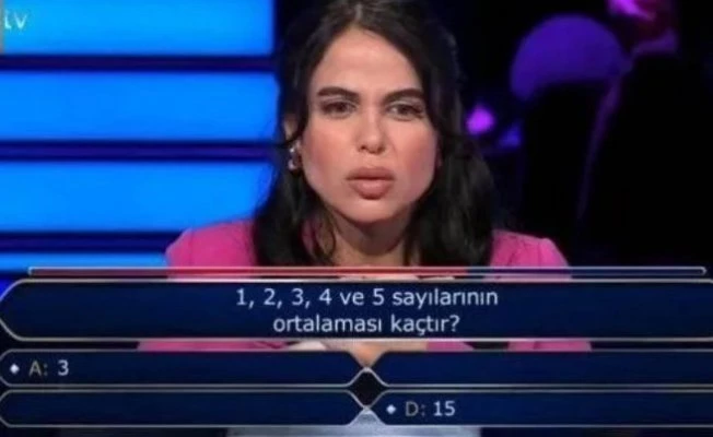 ODTÜ mezunu bu sorunun yanıtını bilemedi