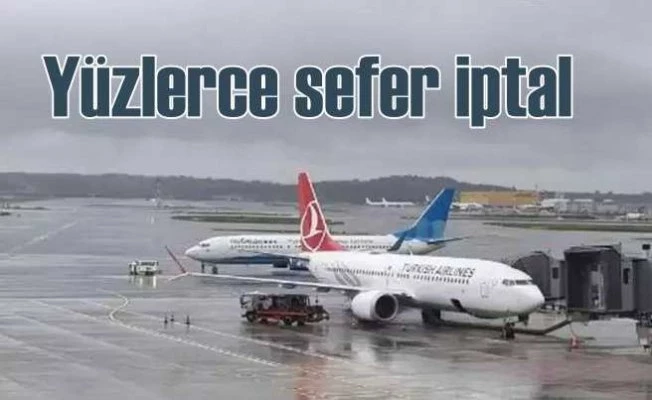 Olumsuz hava koşulları ulaşımı vurdu