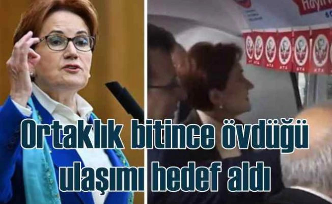 Akşener ortaklık bitince CHP'li yerel yönetimleri hedef aldı