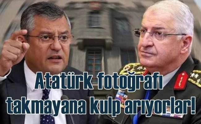 Atatürk fotoğrafı takmayan teğmen için kulp arıyorlar
