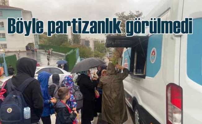 Maltepe Belediyesi beslenme çantası dağıttı, okul müdürleri toplattı