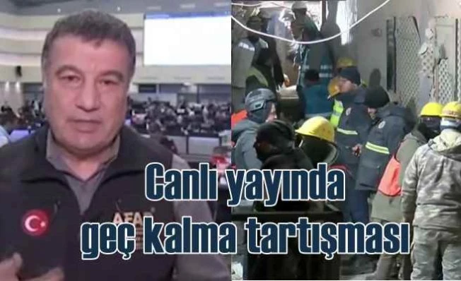 AFAD deprem bölgesine ne zaman ulaştı | Canlı yayında ilginç ayrıntı