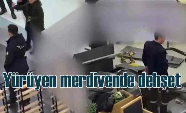 AVM'de yürüyen merdivene ayağı sıkışan çocuğun 3 parmağı koptu