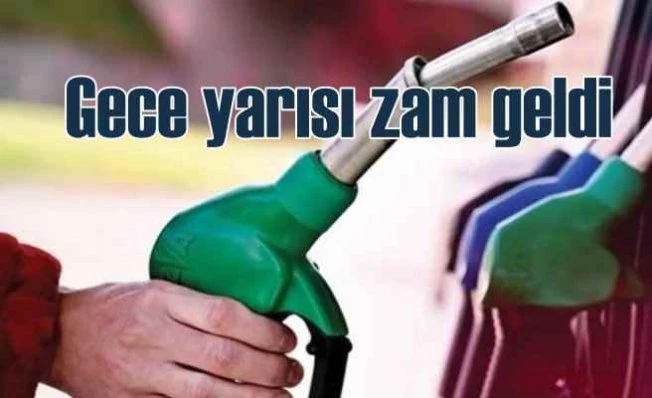 Benzin ve motorin fiyatlarına zam geldi