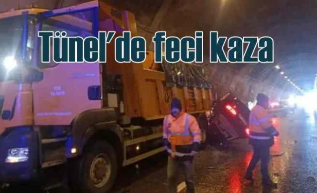 Bolu Dağı Tüneli'nde feci kaza, ölü ve yaralılar var