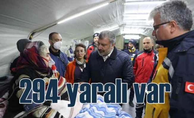 Hatay Depremi | 294 yaralı var, 18'nin durumu ağır