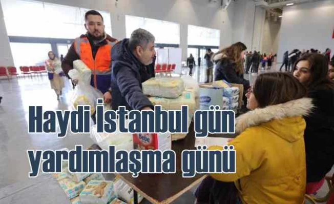 İBB afet yardım kampanyası başlattı