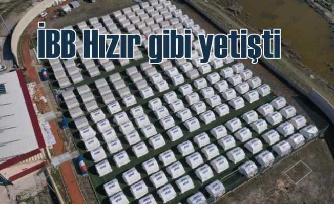 İBB, deprem bölgesinde yaraları sarmaya devam ediyor