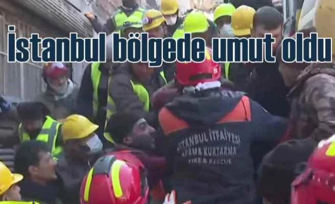 İBB depremzede vatandaşların yarasını sararken umudu oldu