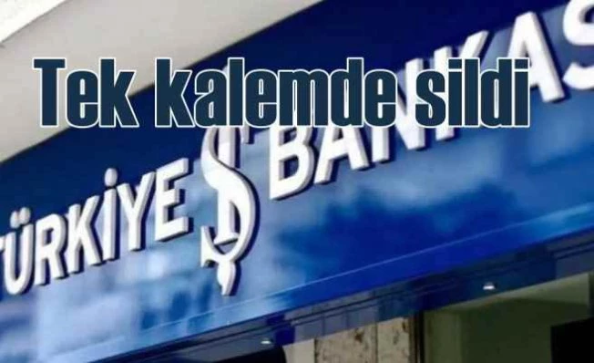 İş Bankası, depremde hayatını kaybedenlerin borçlarını siliyor