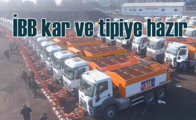 İstanbul karla mücadeleye hazır