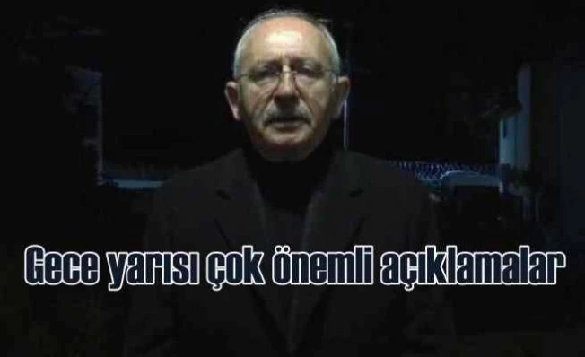 Kılıçdaroğlu deprem bölgesinden halka seslendi