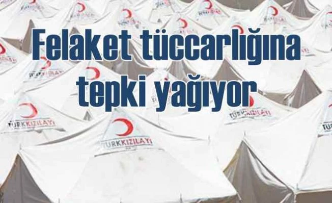 Kızılay'ın çadır ticaretine tepkiler dinmiyor